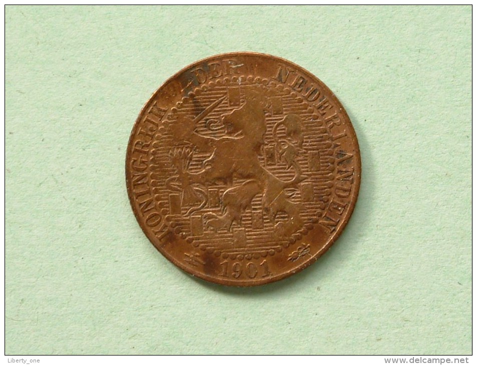 1901 ( KoninGrijk ) 1 Cent / KM 131 ( Uncleaned - For Grade, Please See Photo ) ! - 1 Cent