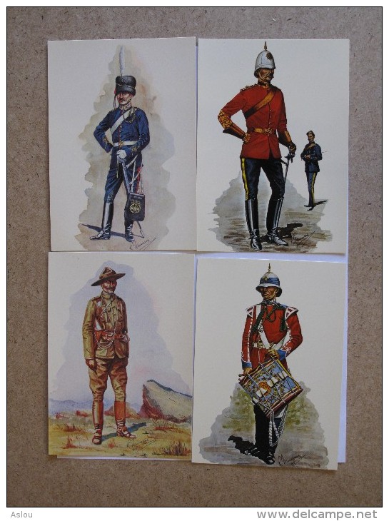 Carte Postales  5 Et 6   D´uniformes Militaires Du Canada - Uniform