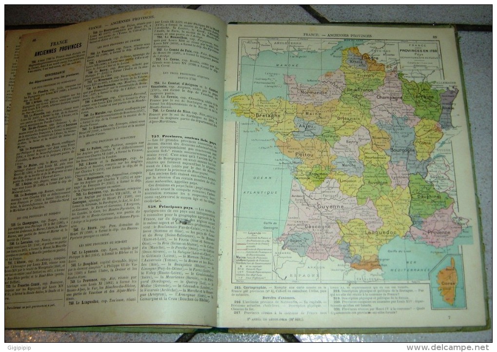 Geographie, Premiere Annee, Cours Moyen P FONCIN ARMAND COLIN 1903 - Other & Unclassified