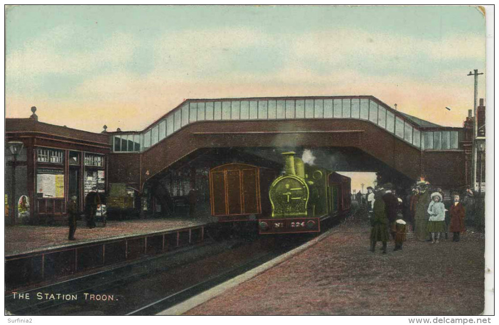 AYRSHIRE - TROON - THE STATION 1908 Ayr5 - Ayrshire