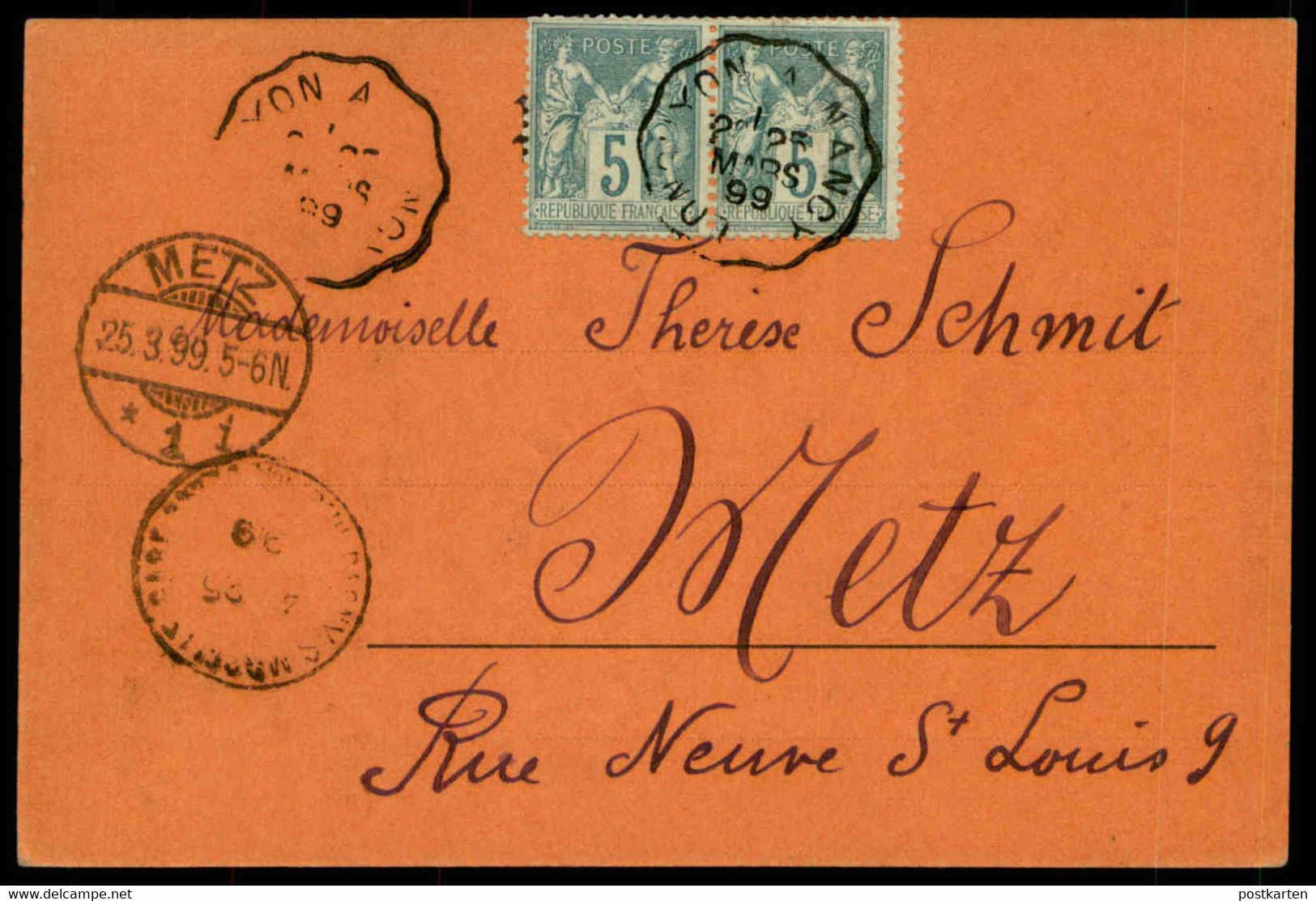 ALTE POSTKARTE GELDSCHEIN REICHSBANKNOTE 100 MARK REICHSBANK BERLIN 1896 Money Monnaie Billet De Banque Bank Note Geld - Monnaies (représentations)