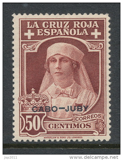 Cabo Juby 1926, Edifil # 35. Pro Cruz Roja, MH (*) - Cabo Juby