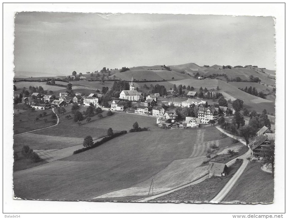 CPM - SUISSE - KIRORT SCHWARZENBERG Belle Vue - Cachet 1963 - Schwarzenberg