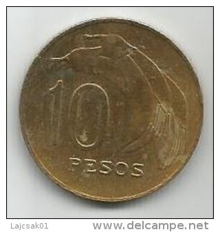 Uruguay  10  Pesos 1968. - Uruguay