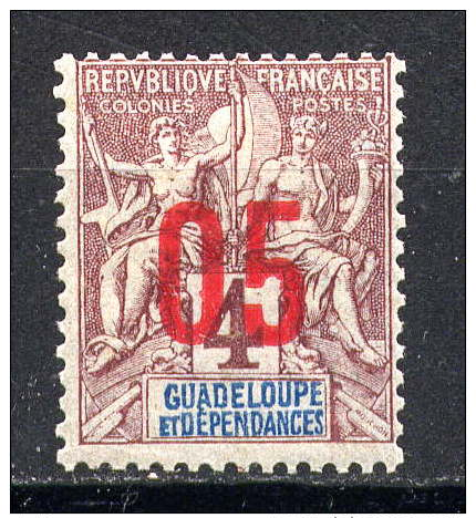 GUADELOUPE - N° 72* - TYPE GROUPE - Neufs