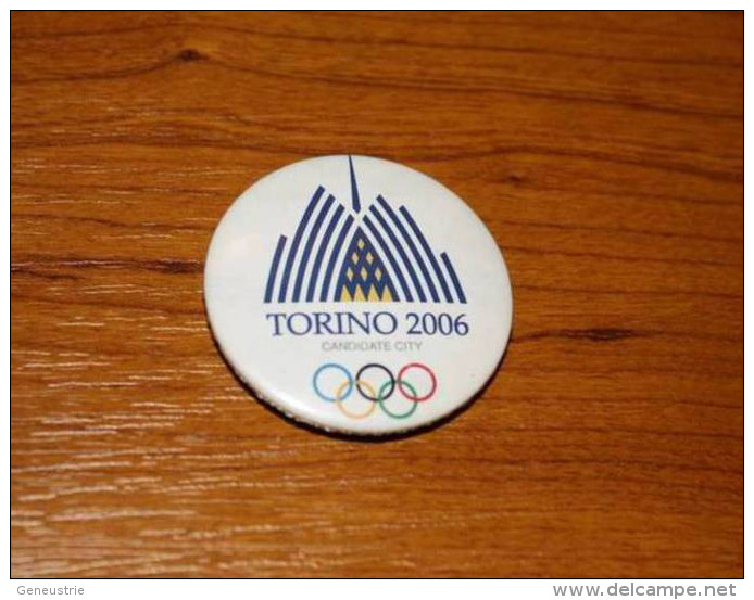 Badge Des Jeux Olympiques " TORINO 2006 Candidate City " Italy - Turin 2006 Italie Giochi Olimpici Invernali - Habillement, Souvenirs & Autres