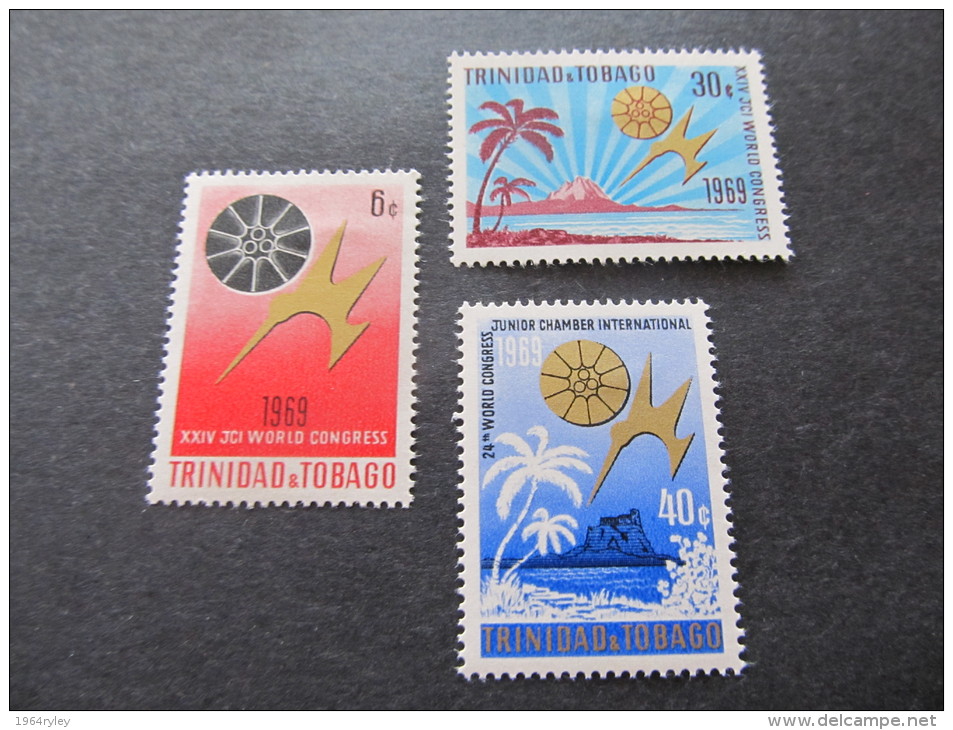 TRINIDAD & TOBAGO - 1969 Conference - Sc 173/175 Mh* - Trindad & Tobago (1962-...)