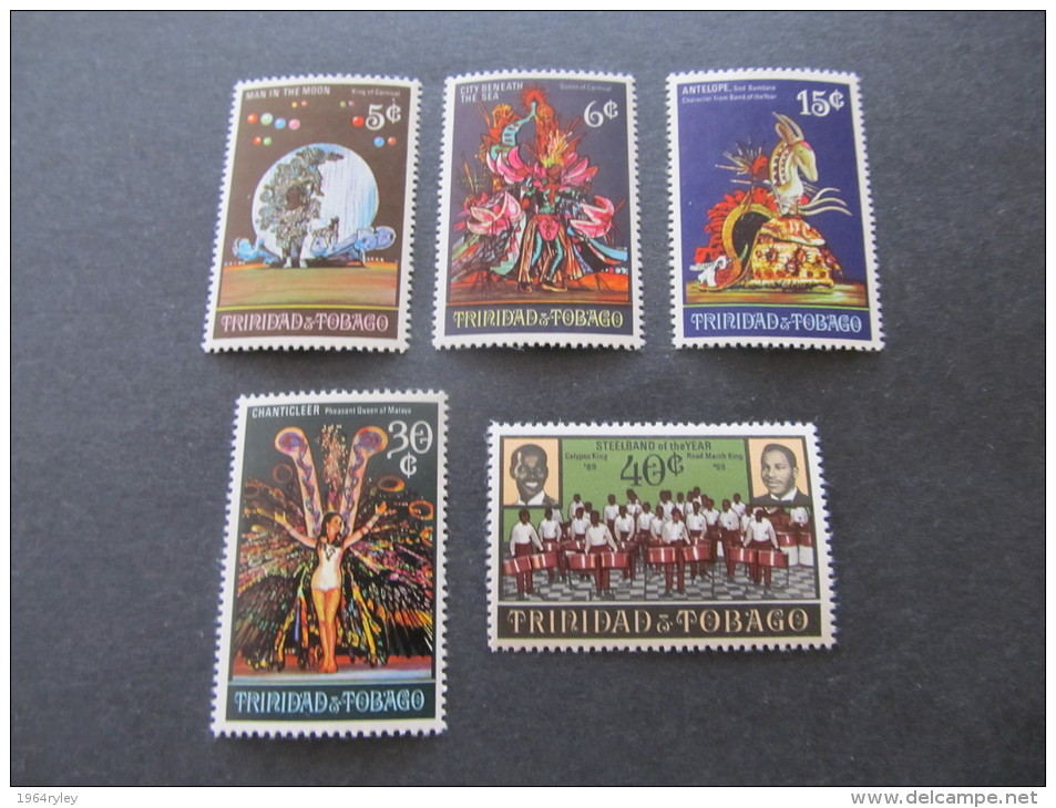 TRINIDAD & TOBAGO - 1970 Christmas - Sc 191/195 Mh* - Trinité & Tobago (1962-...)