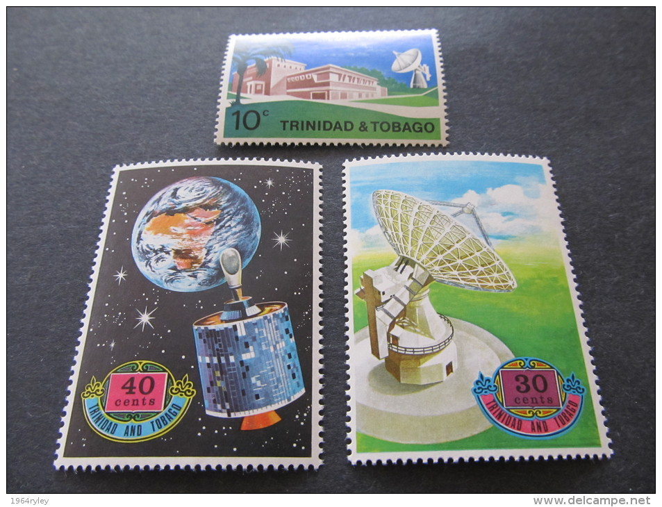 TRINIDAD & TOBAGO - 1971 Earth Station - Sc 207/209 Mh* - Trinidad Y Tobago (1962-...)