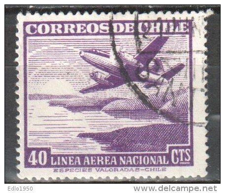 Chile 1952 Mi. 449  Used Gestempelt - Oficiales