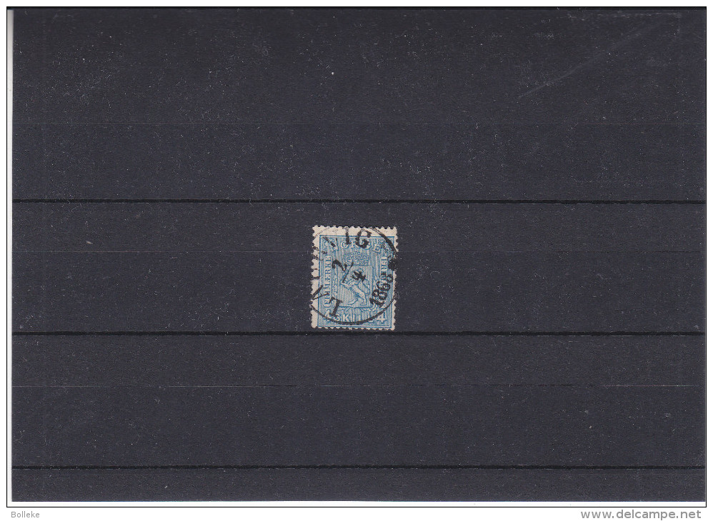 Lions - Couronne - Norvège - Yvert 14 Oblitéré - Valeur 10 Euros - Used Stamps
