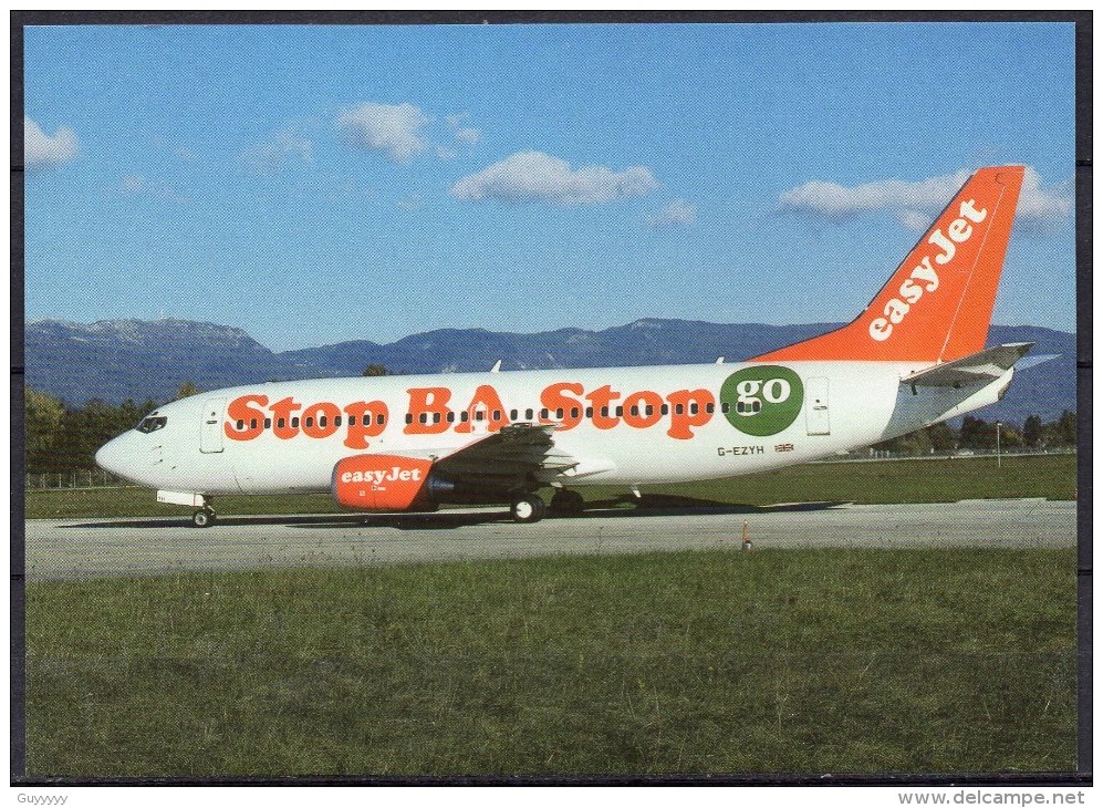 Carte Postale - Boeing 737-33 V - EasyJet - Genève 11/1998 - Neuve - 1946-....: Moderne
