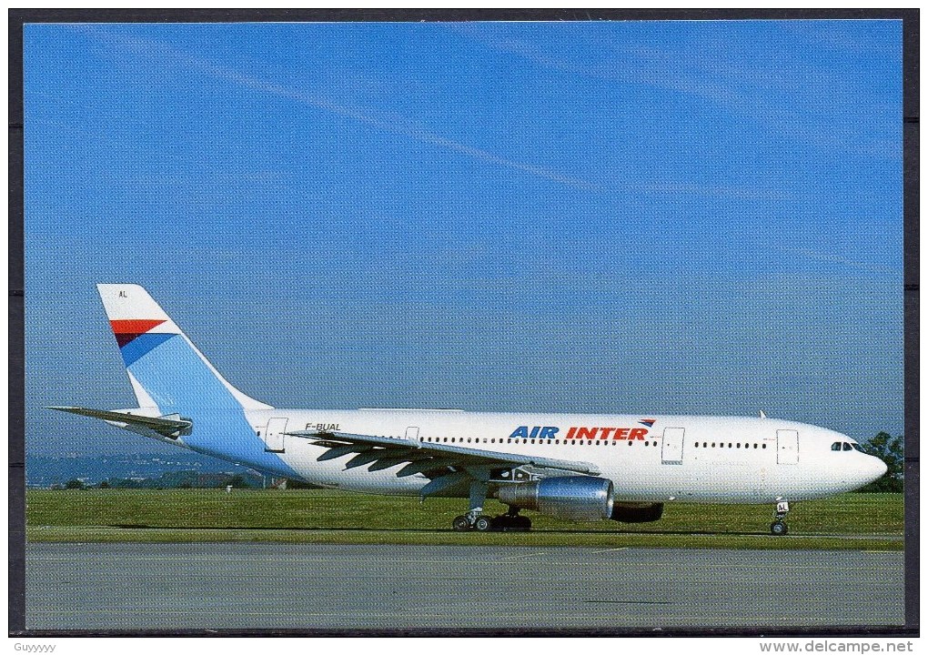 Carte Postale - Airbus A300 B2 - Air Inter - Paris Orly - Neuve - 1946-....: Modern Era