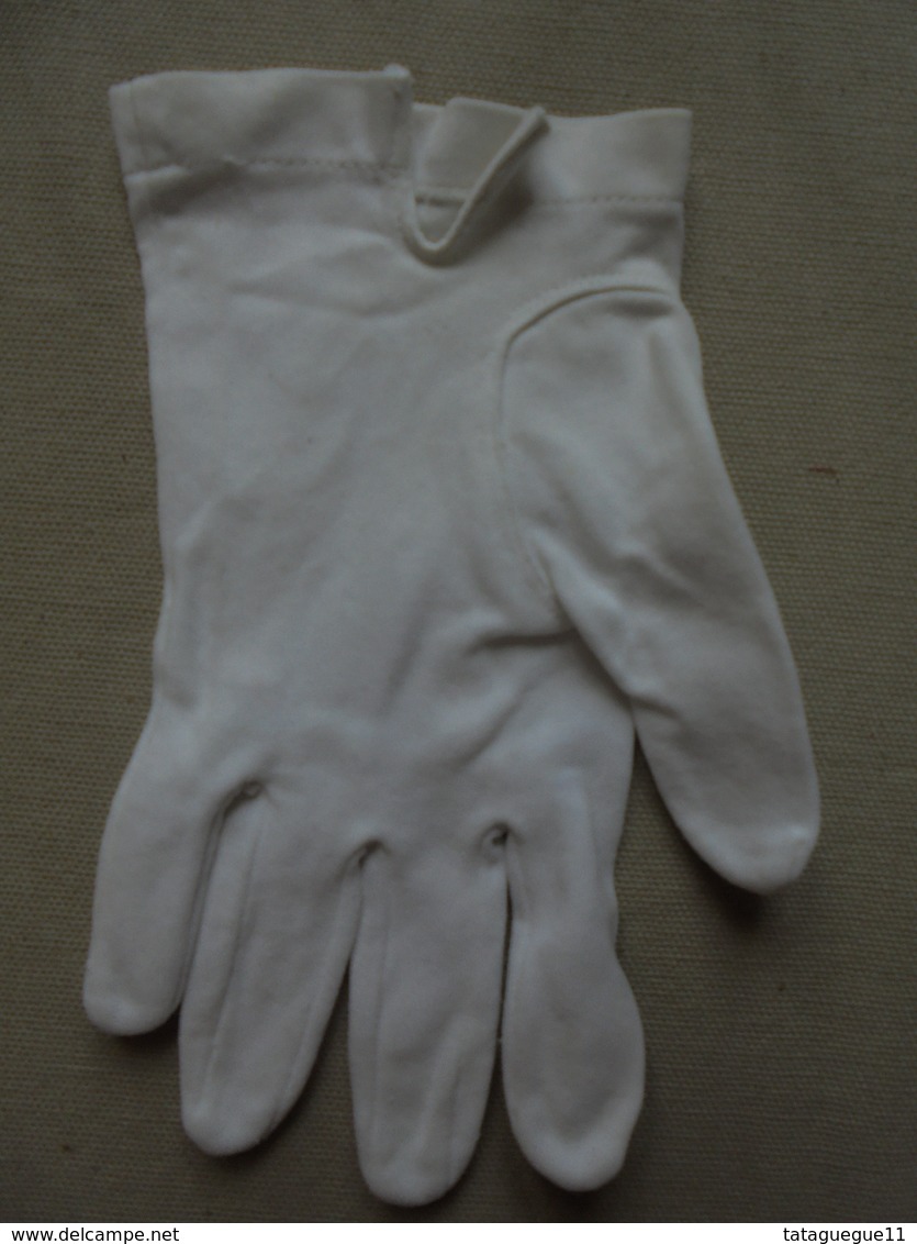 Ancien - Paire De Petits Gants Blanc "cérémonie" Enfant (fillette) - 1940-1970