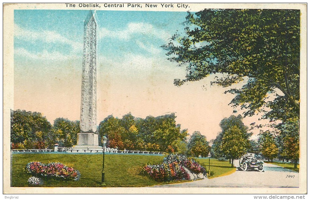 NEW YORK CITY    CENTRAL PARK    OBELISK - Central Park