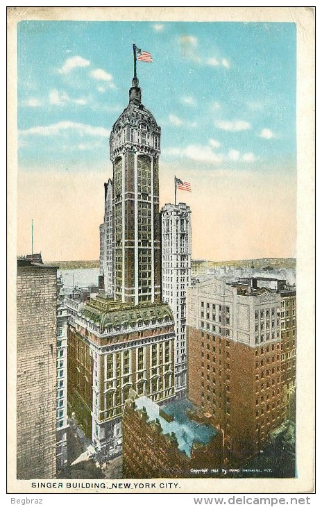 NEW YORK CITY       SINGER BUILDING - Andere Monumenten & Gebouwen