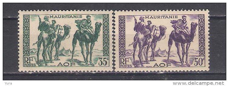 Mauritania Y/T   Nr 82*/83* (a6p7) - Unused Stamps
