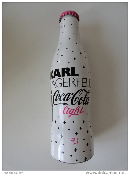 LOT OF 12 BOTTLES :  KARL LAGERFELD COCA-COLA LIGHT ( LIMITED EDITIONS ) - Soda