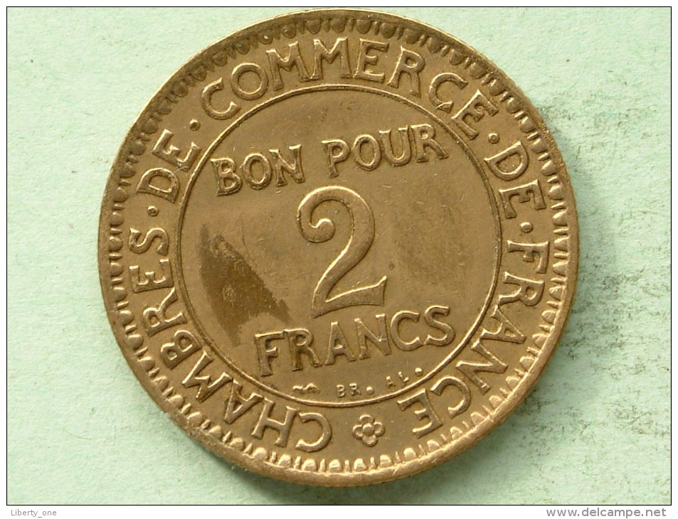 1921 - 2 Francs Chambres De Commerce / KM 877 ( Uncleaned Coin / For Grade, Please See Photo ) !! - Autres & Non Classés