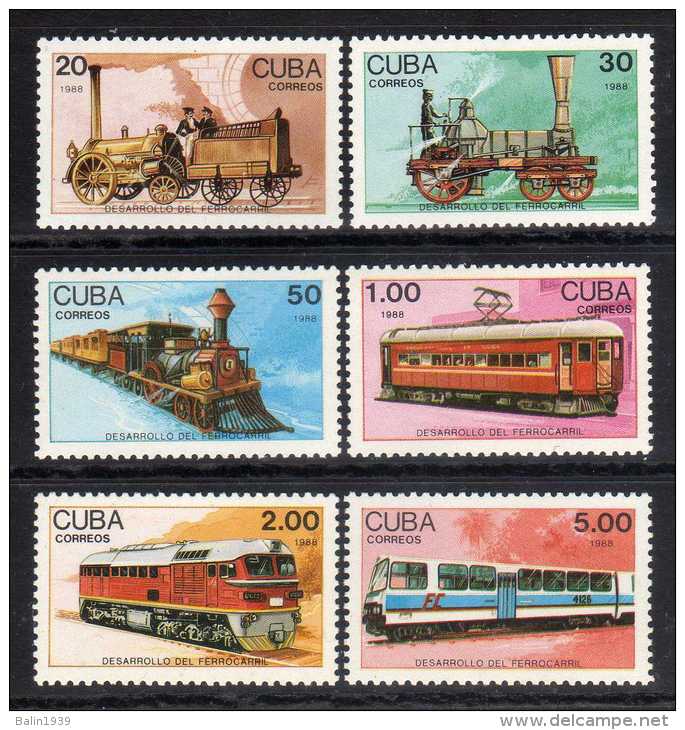 00134 - 1988 - Cuba - Sc. **3059/64 - Vc. 30€ - 01 - Neufs