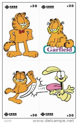 G02089 China Phone Cards Garfield 64pcs - BD