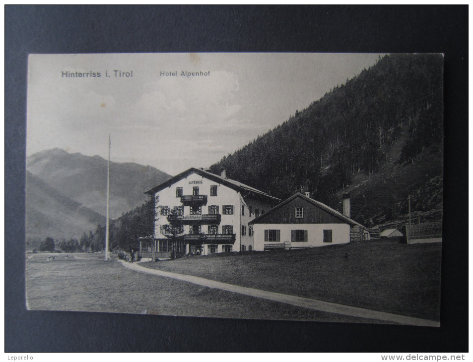 AK HINTERISS B.SCHWAZ Hotel Alpenhof  Ca.1915 ////  D*11701 - Schwaz