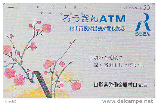 Télécarte Japon / 110-624 - Fleur Arbre En Fleurs - Tree Blossom Japan Phonecard - Baum Blüte Telefonkarte -  MD 2390 - Fleurs