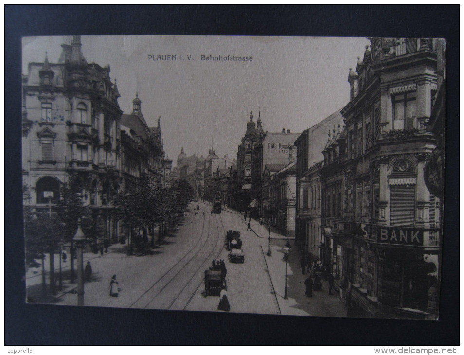 AK PLAUEN Bahnhofstrasse 1910  ////  D*11735 - Plauen