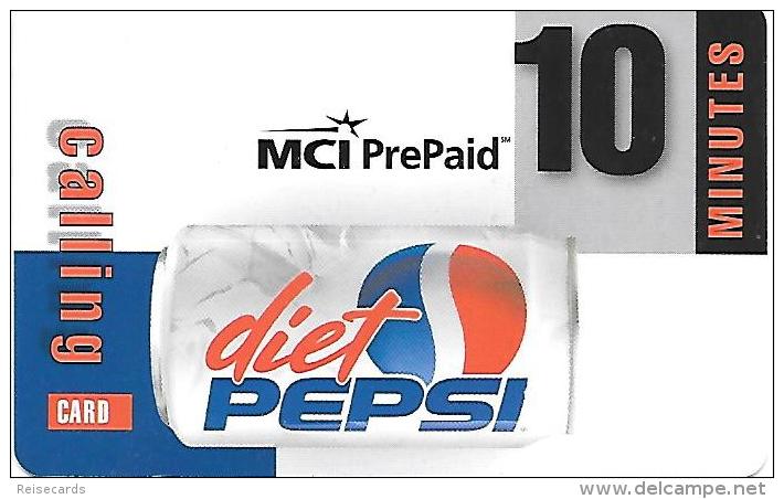 USA: Prepaid MCI - Pepsi-Cola Diet - Andere & Zonder Classificatie