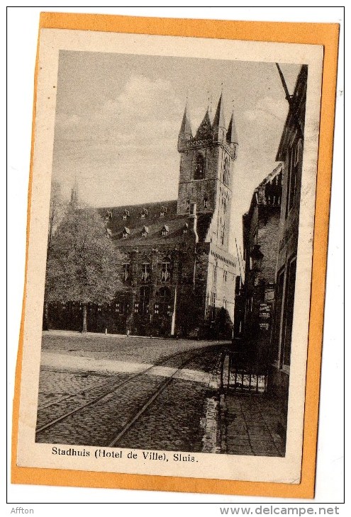 Sluis Hotel De Villa 1920 Postcard - Sluis