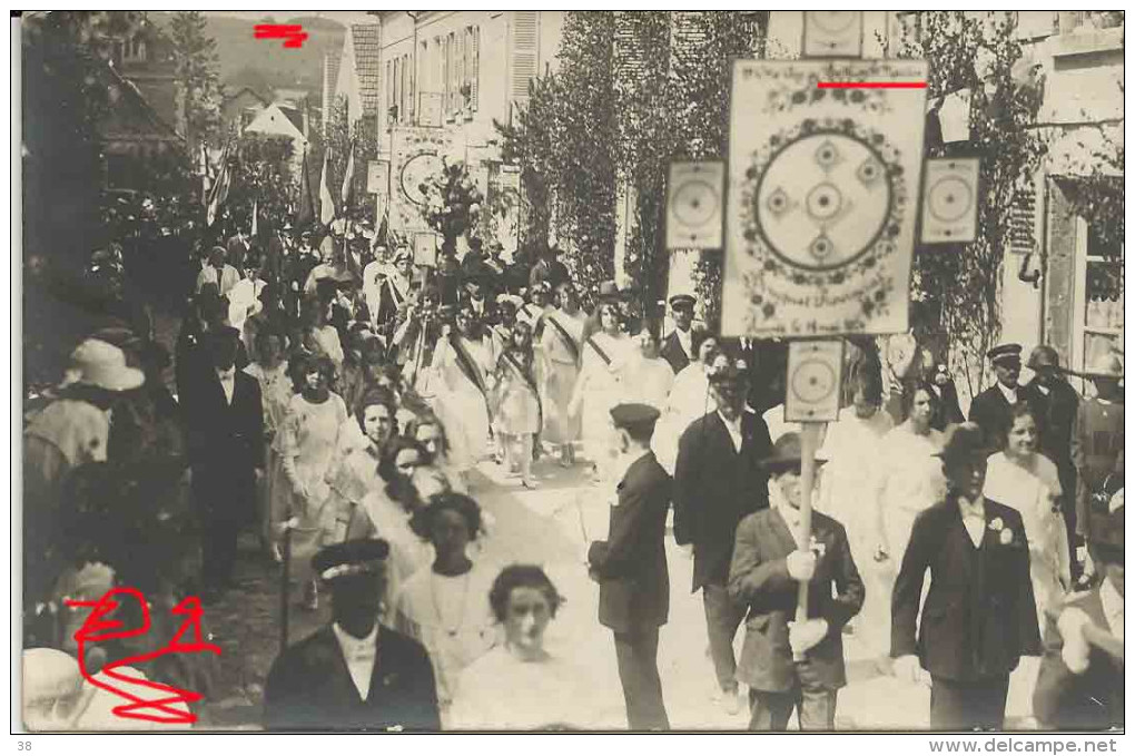 Carte Photo  Bethisy Saint Martin 18 Mai 1924 Bouquet Provincial 60 Oise Eveque Bedeau - Sonstige & Ohne Zuordnung