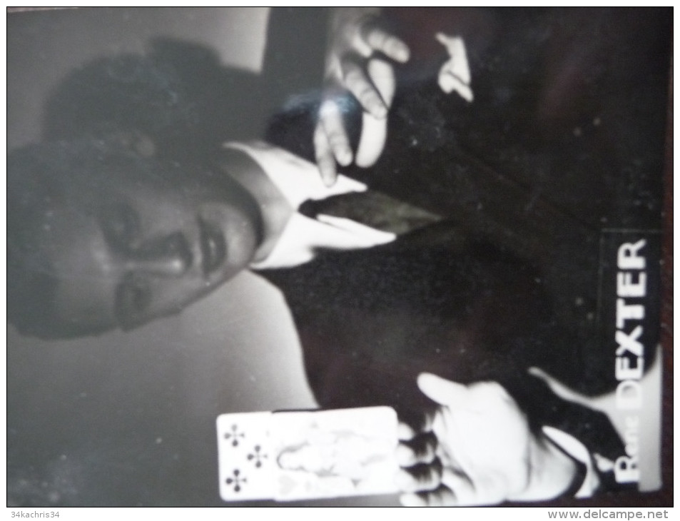 Photo Magie Prédigitateur Magicien Jeu De Cartes. René Dexter.12.5 X 9 - Personnes Identifiées