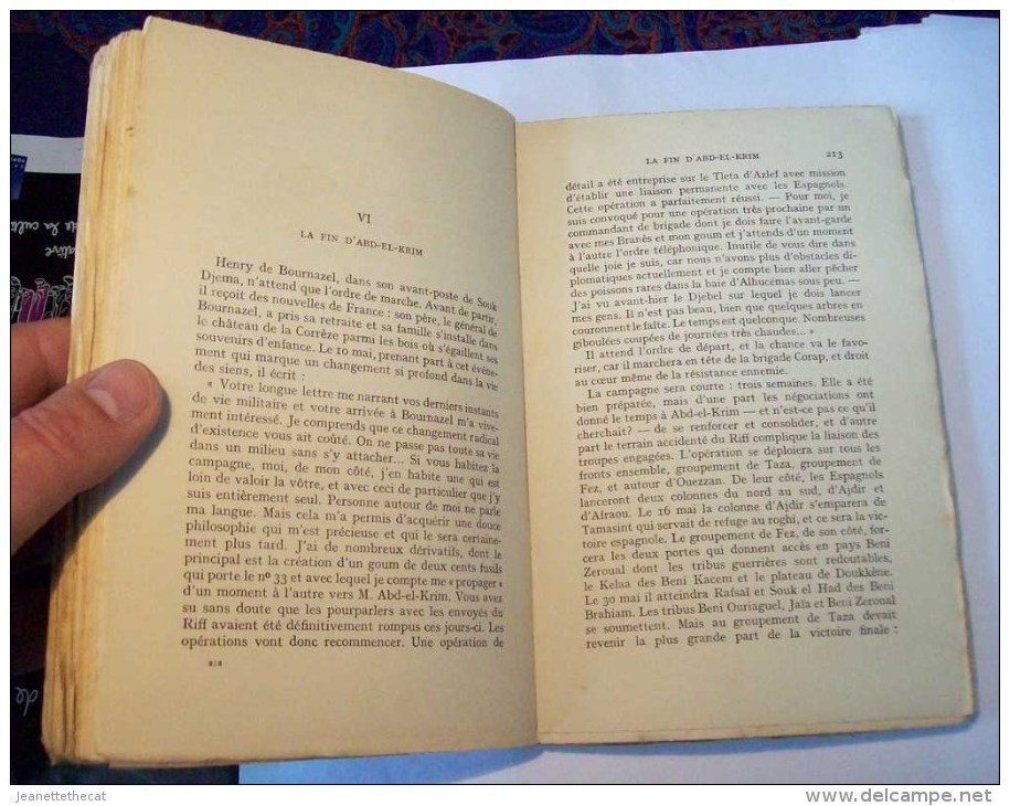 1935 PLON HENRY BOURNAZEL BORDEAUX EPOPEE MAROCAINE Afrique Campagne Maroc 1921-33 Legion Spahi Désert Lyautey Tafilalet - Histoire