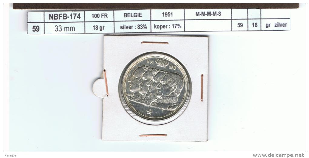 NBFB-174    -  1951 - 100 Francs