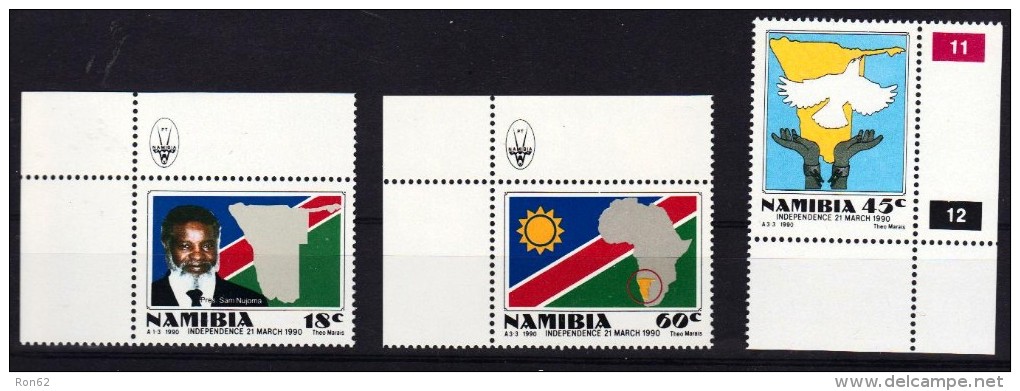 Namibie Yvertnrs: 625/27 Postfris - Namibie (1990- ...)