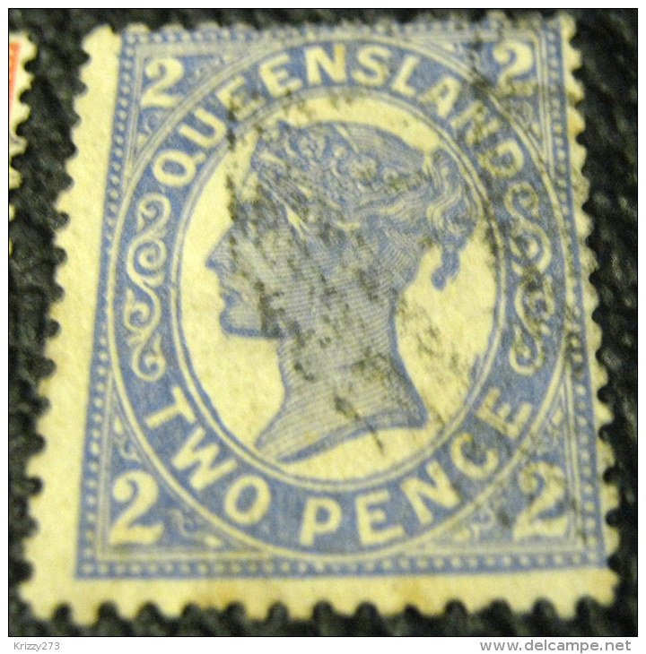 Queensland 1895 Queen Victoria 2d - Used - Used Stamps