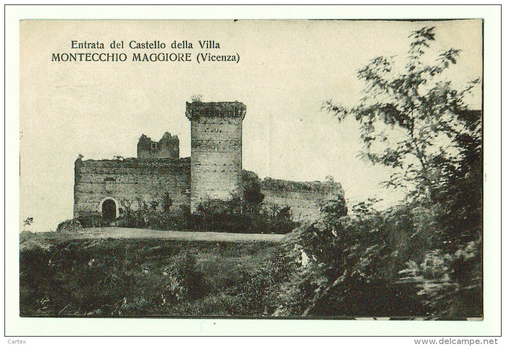 MONTECCHIO MAGGIORE : Entrata Del Castello Della Villa - Vicenza