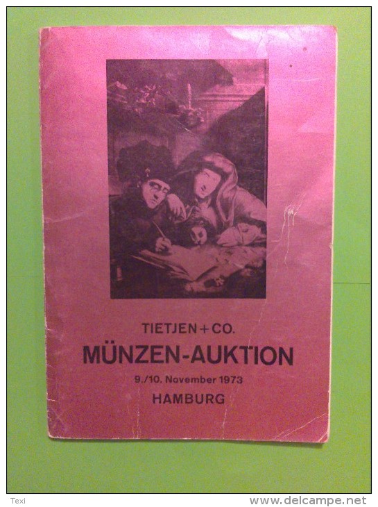 MUNZEN-AUKTION 9.,10 November 1973 , Hamburg - Catálogos