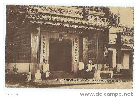 Saigon Porte D'entrée De La Pagode De Dakao - Viêt-Nam