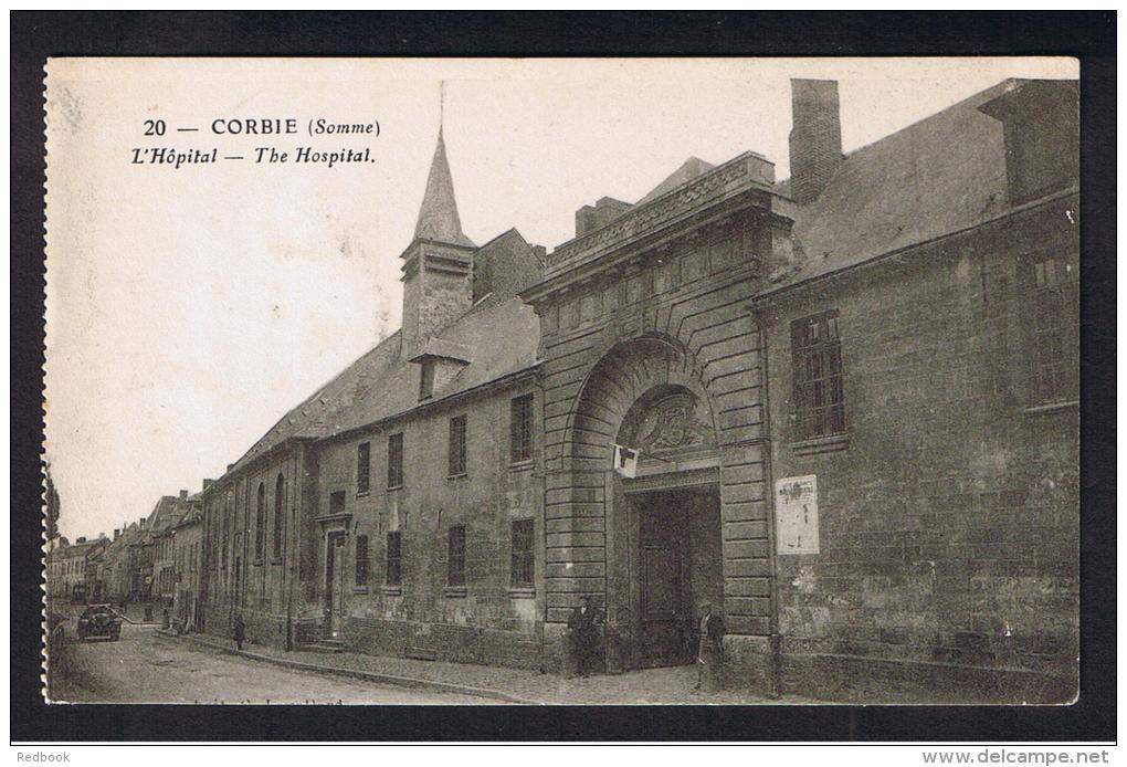 RB 984 - Early WWI Postcard - L'Hopital - The Hospital - Corbie Somme Framce - Picardie