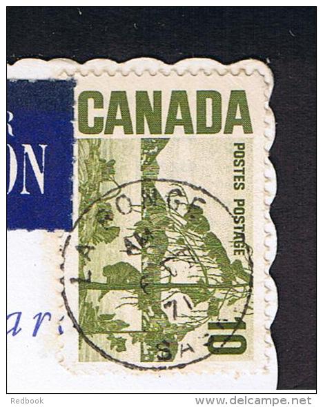 RB 984 - 1971 Airmail Postcard - Anglo-Rouyn Copper Mines - Ronge Saskatchewan Canada - 10c Rate To Newbury UK - Other & Unclassified