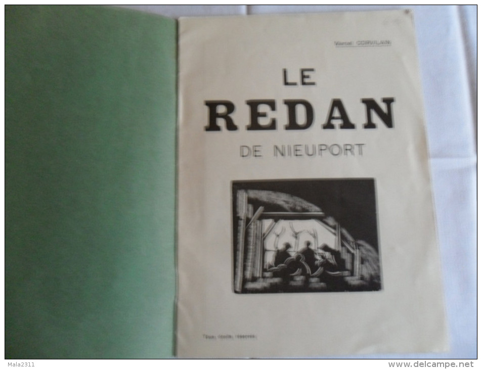 ANCIEN PETIT GUIDE HISTOR. / LE REDAN DE NIEUPORT 14-18  / DE M. CORVILAIN - Documents