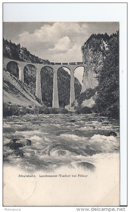 Albulabahn Landwasser Viaduc Bie Filisur - Filisur