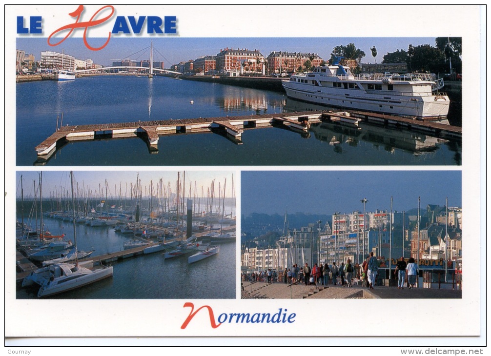 Le Havre Normandie Multivues - Bassin Port De Plaisance Front De Mer (photo Dévé éd Combier) - Non Classés