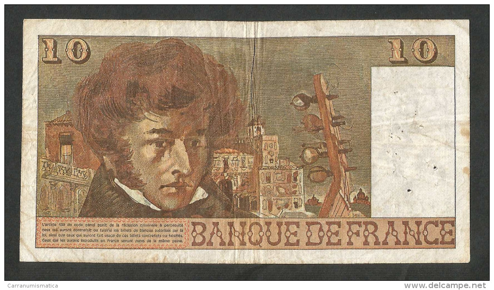 FRANCE - BANQUE De FRANCE - 10 FRANCS (1976) A.5 - 1 - 1976 - 10 F 1972-1978 ''Berlioz''