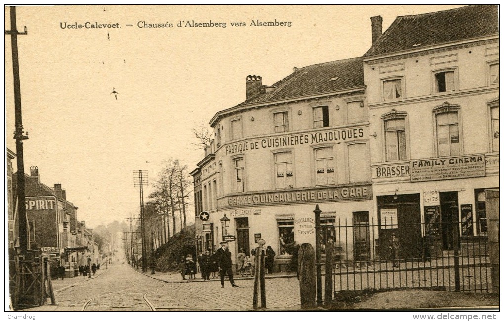 Bruxelles Uccle  Chaussée D'Alsemberg Vers Alsemberg  - Family Cinéma - Autres & Non Classés