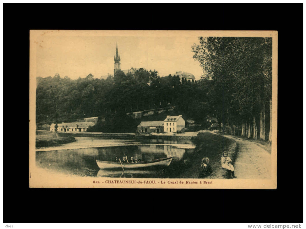 29 - CHATEAUNEUF-DU-FAOU - Canal De Nantes à Brest - Châteauneuf-du-Faou