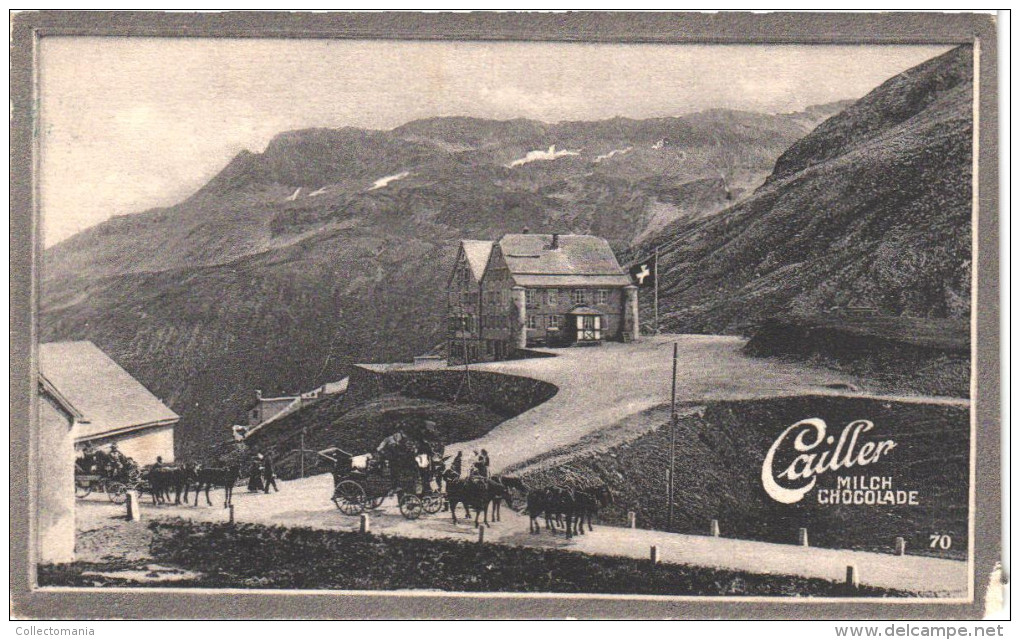 21 cards  karten, cartes, Cailler's chocolat au lait - Suisse ( zwitserland , Schweiz )kantons approx 1930 milch melk