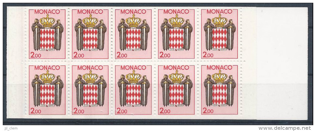 Monaco Carnet N°2 ** Neuf De 10 N°1623 ** - Carnets