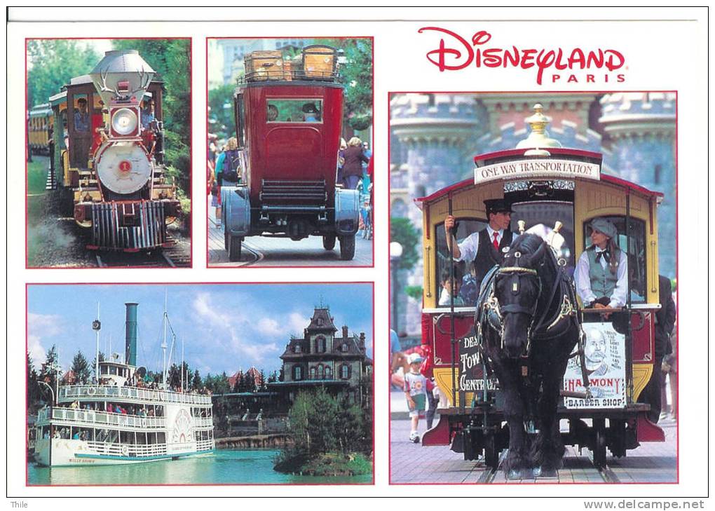 DISNEYLAND PARIS - Les Transports - Cheval - Horse - Disneyland